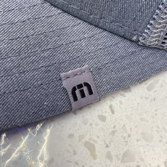 Travis Mathew (Rare Blank) Grey Trucker Cap, Ready for Customization. - Picture 3 of 6